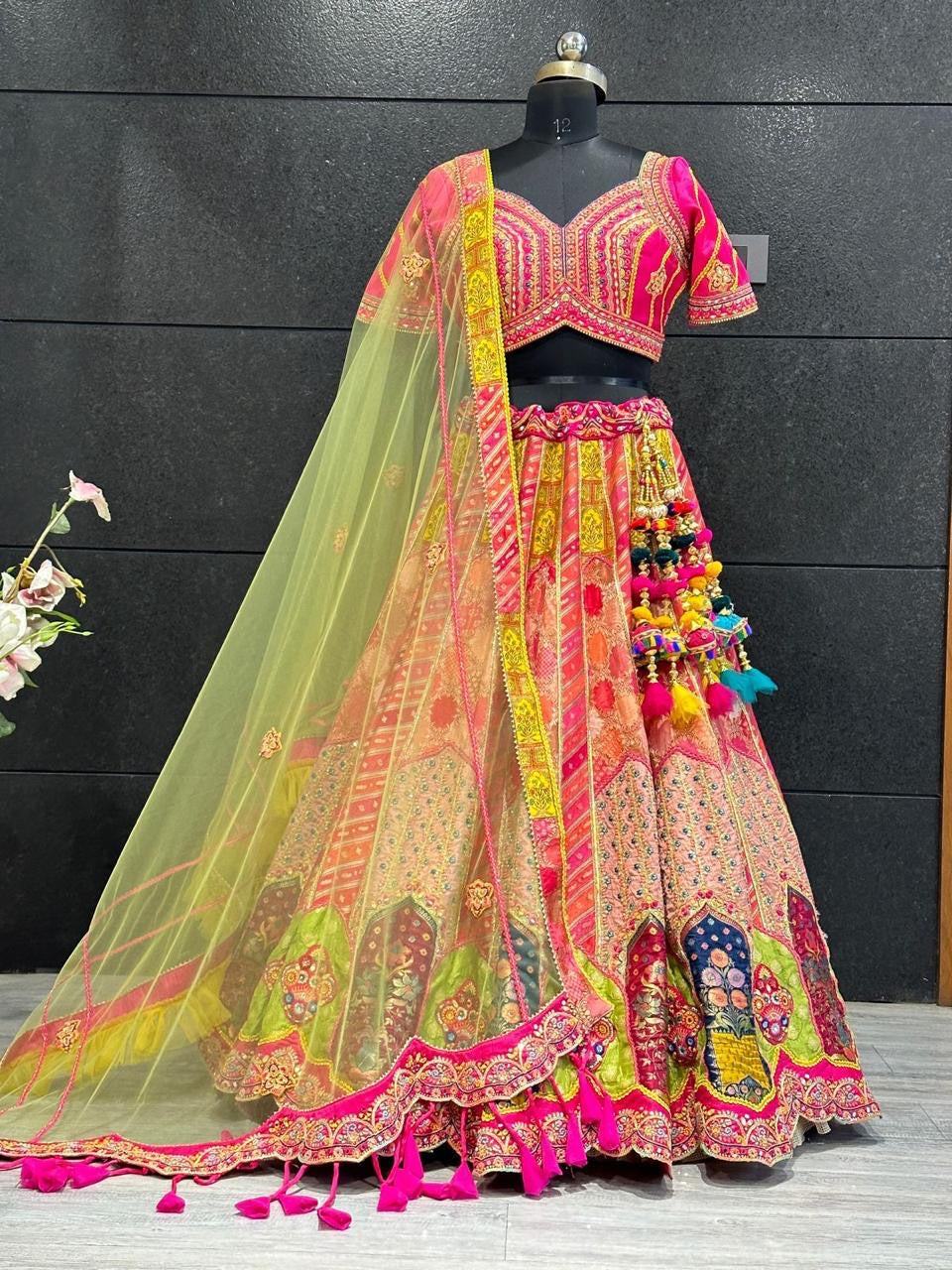 Banarasi silk lehenga choli best sale