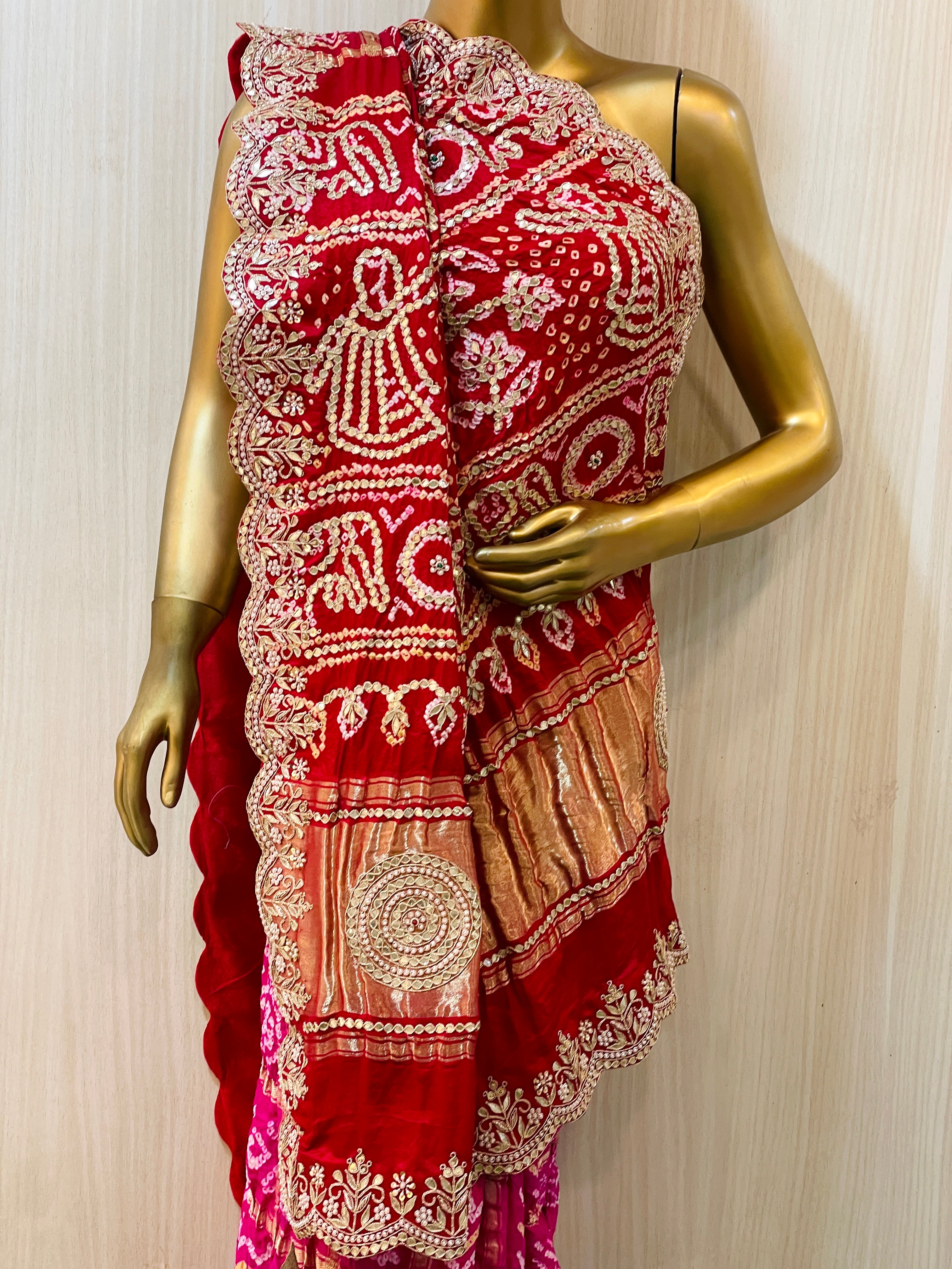 Ishika Gajji Silk Ghatchola Saree