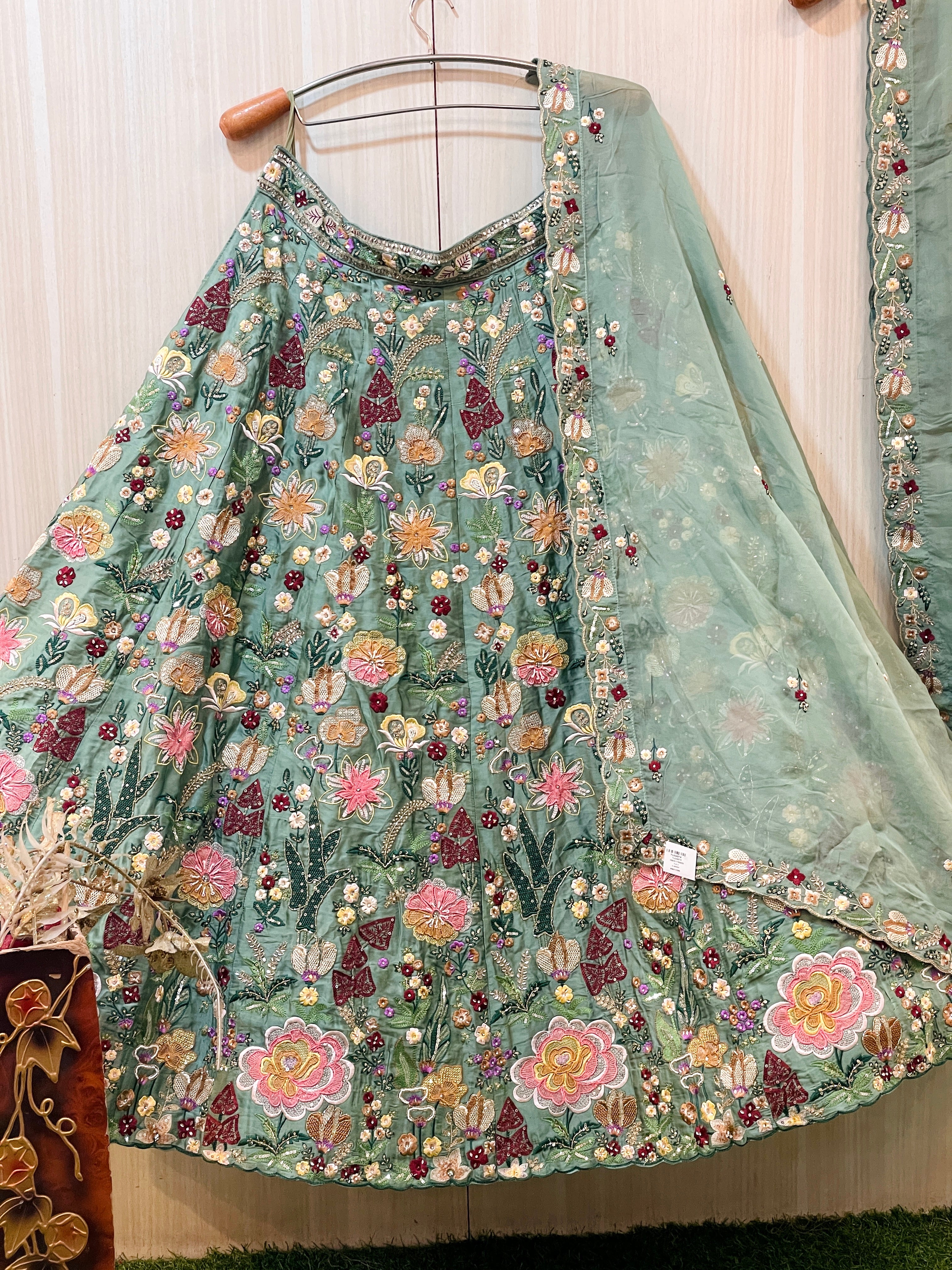 Nishu Pure Silk Lehenga And Dupatta