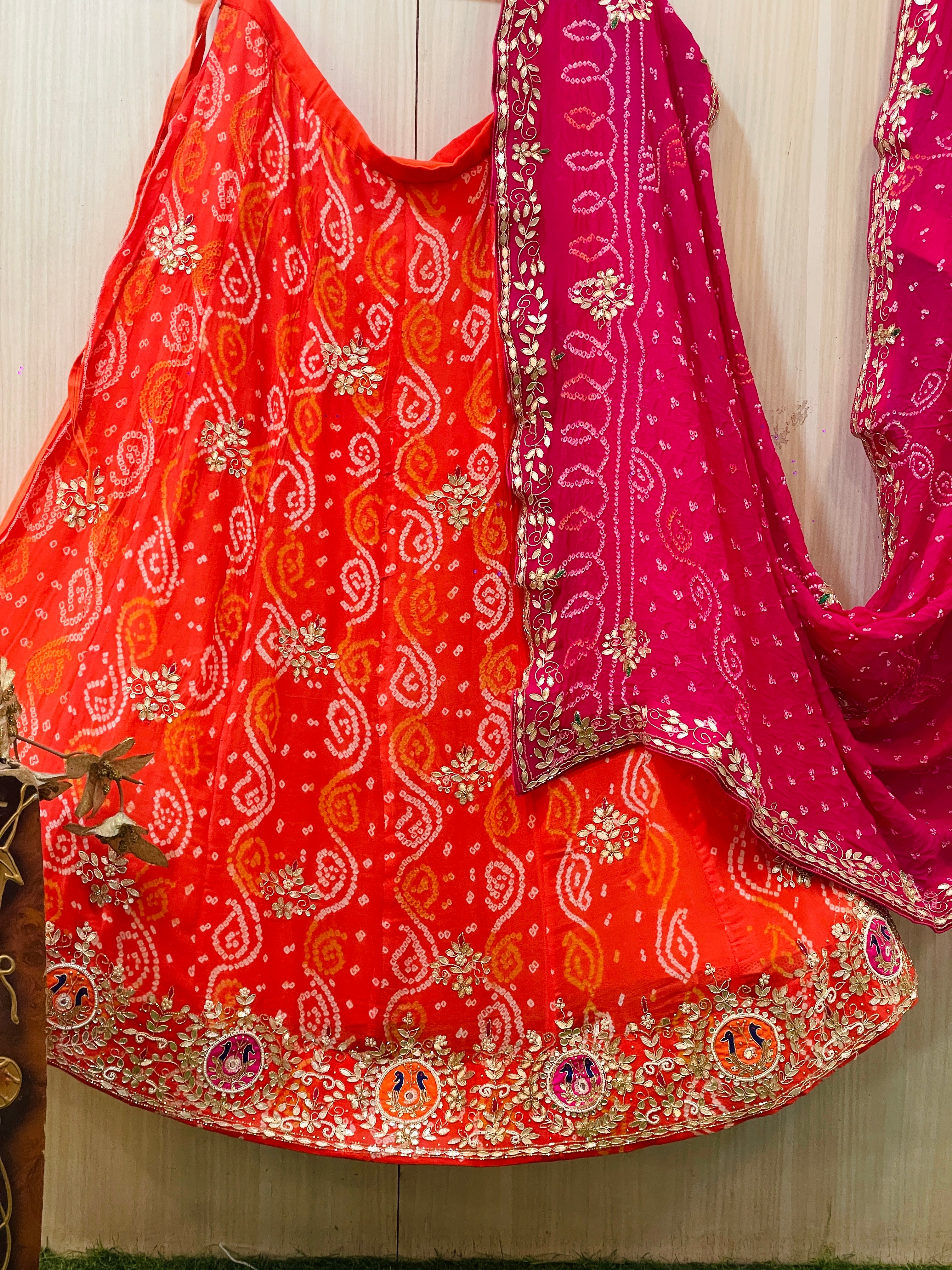 Swara Multi Bandhani Lehenga