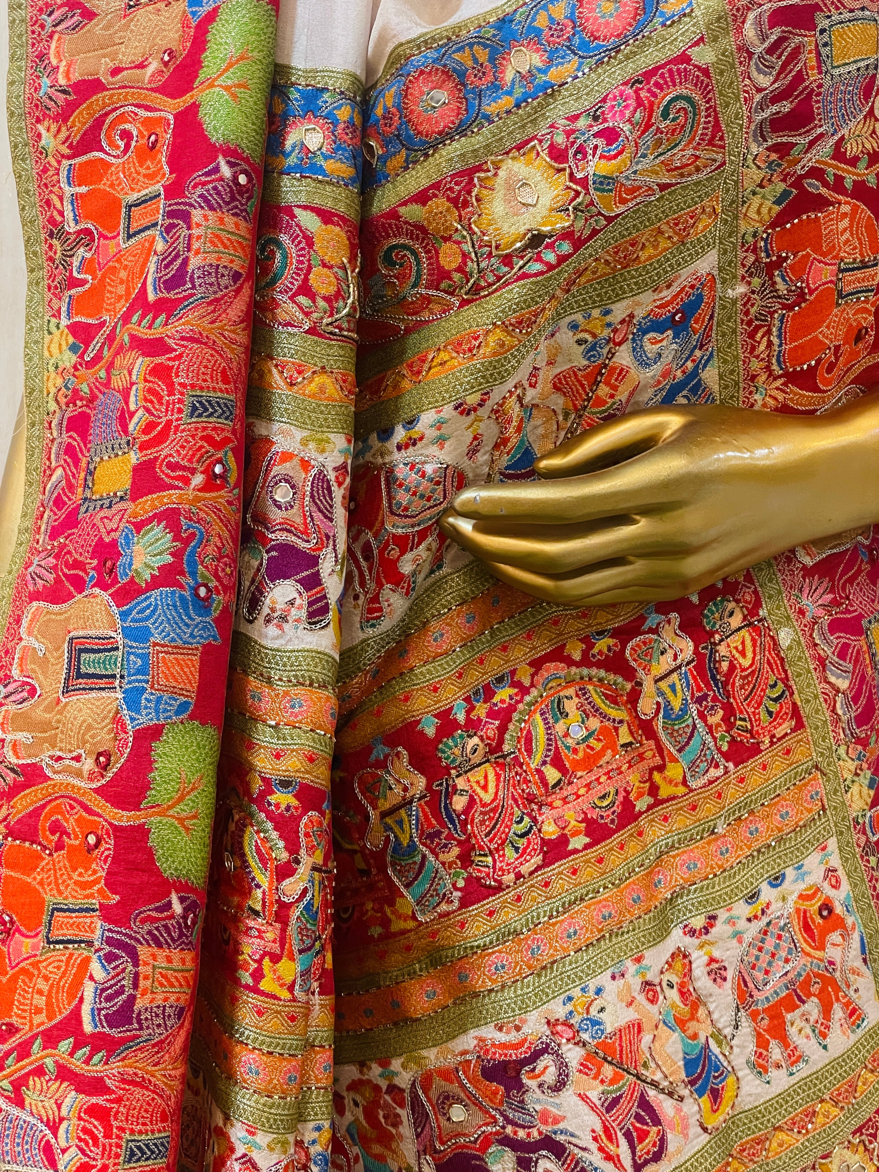 Lavina Koral Silk Saree