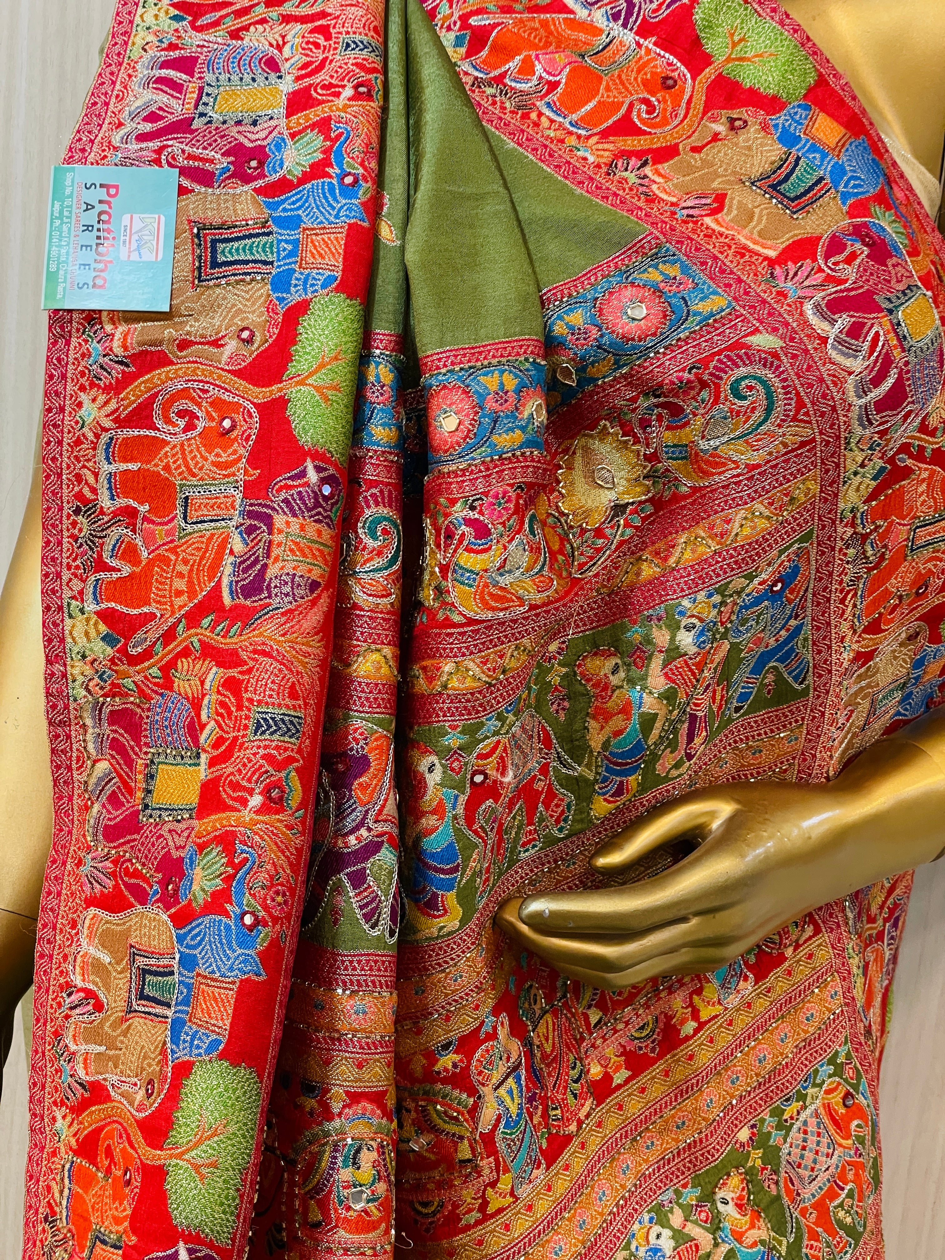 Madhu Koral Silk Saree