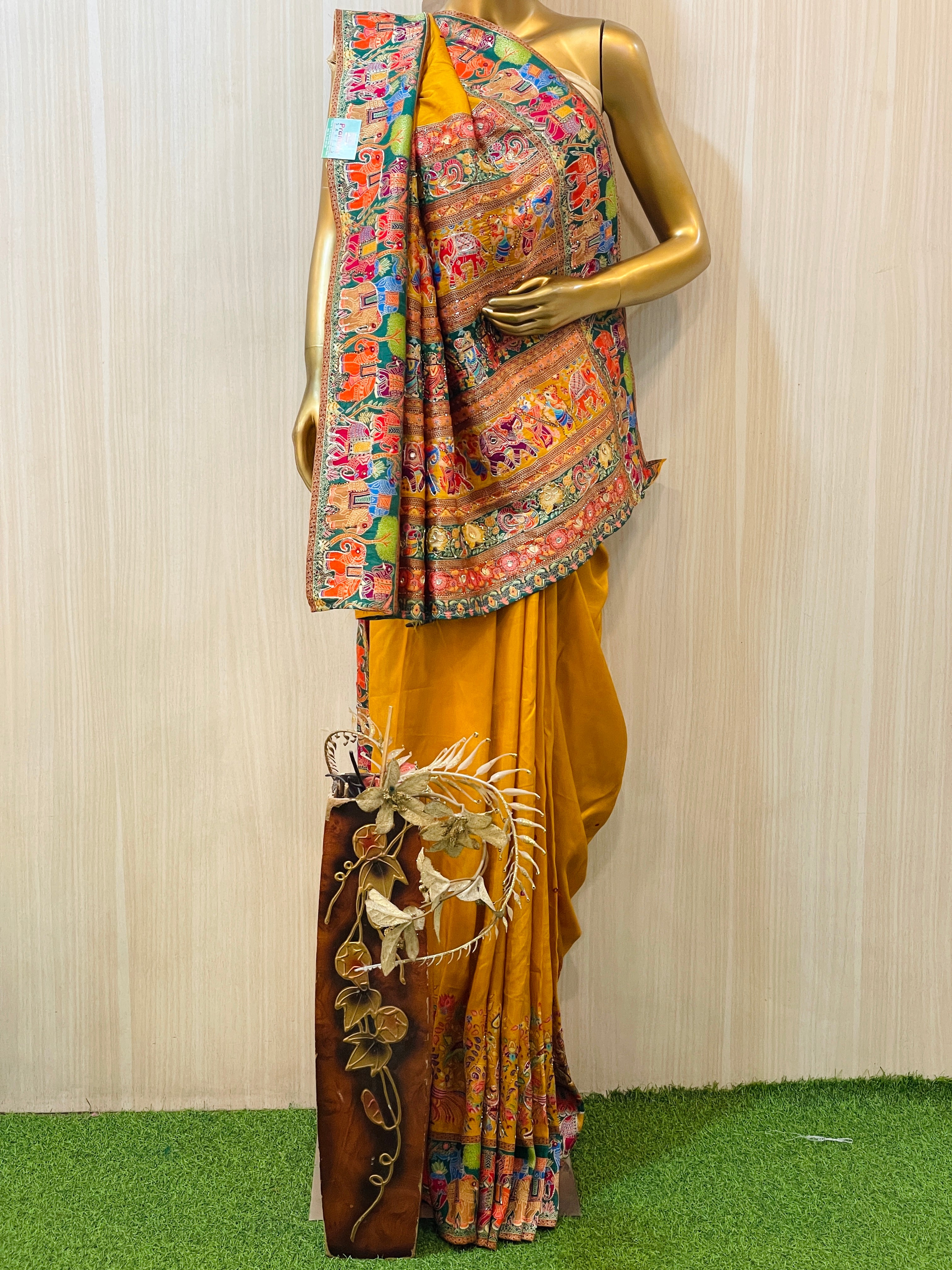 Nishi Koral Silk Saree