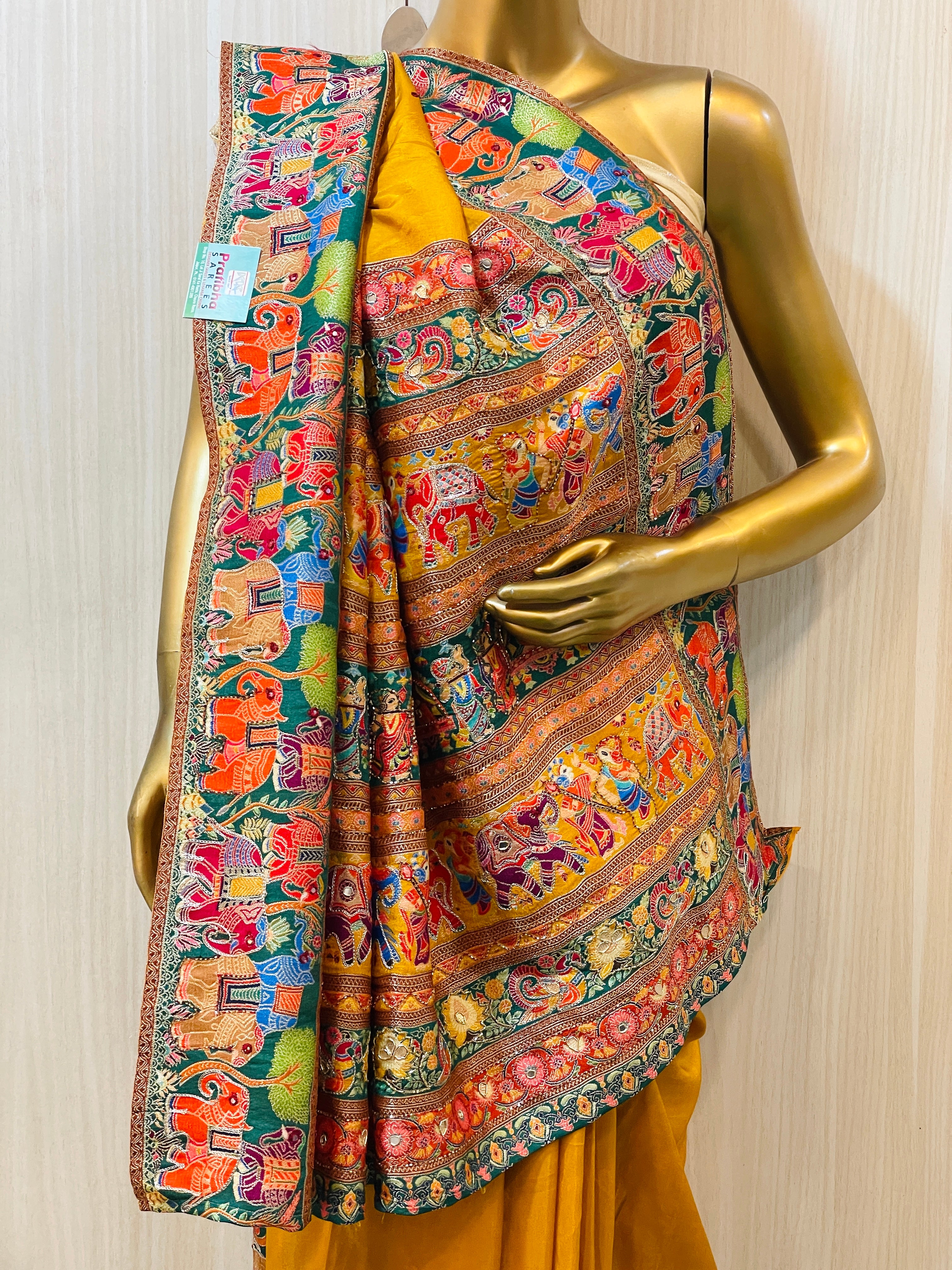 Nishi Koral Silk Saree