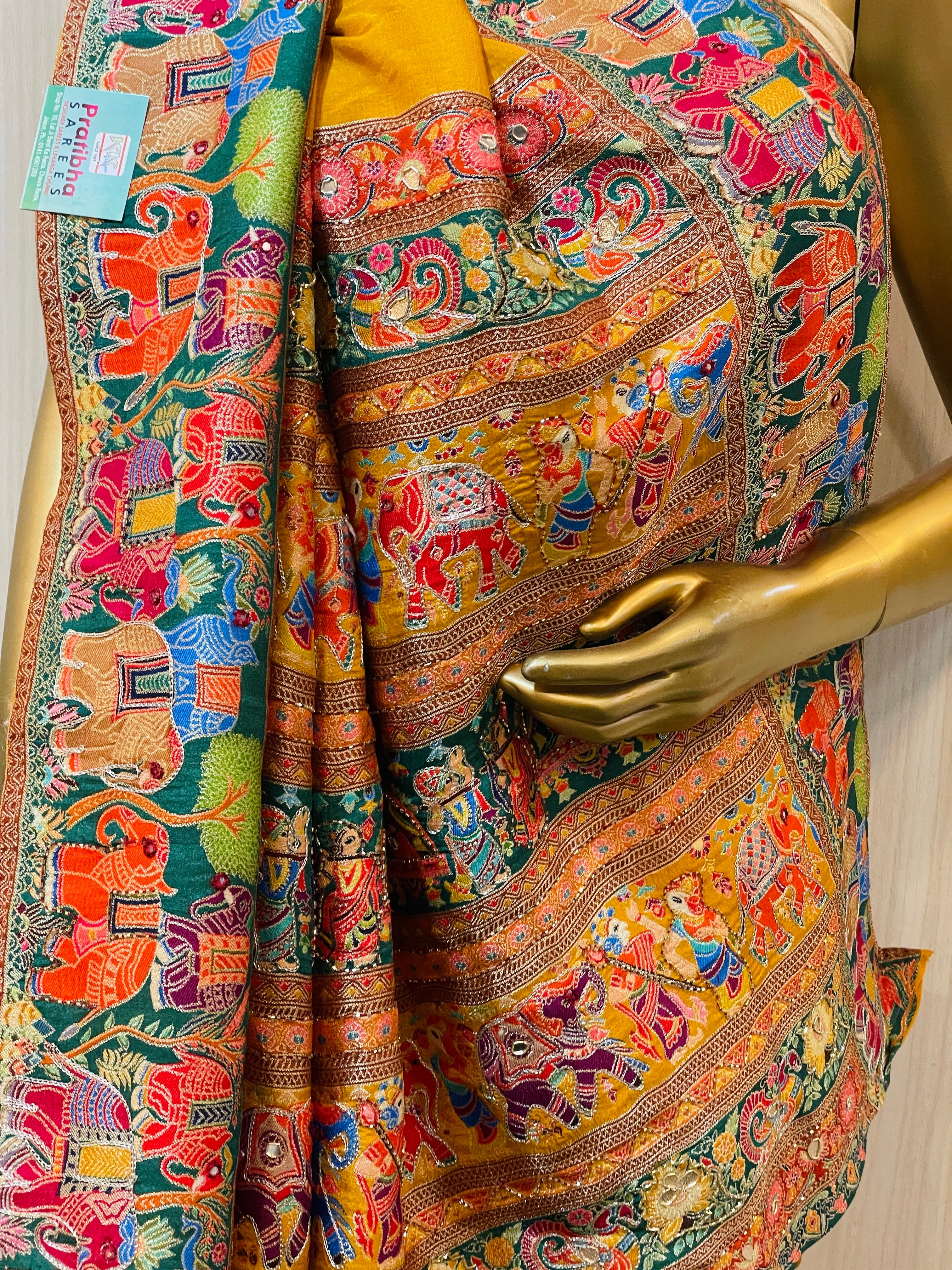 Nishi Koral Silk Saree