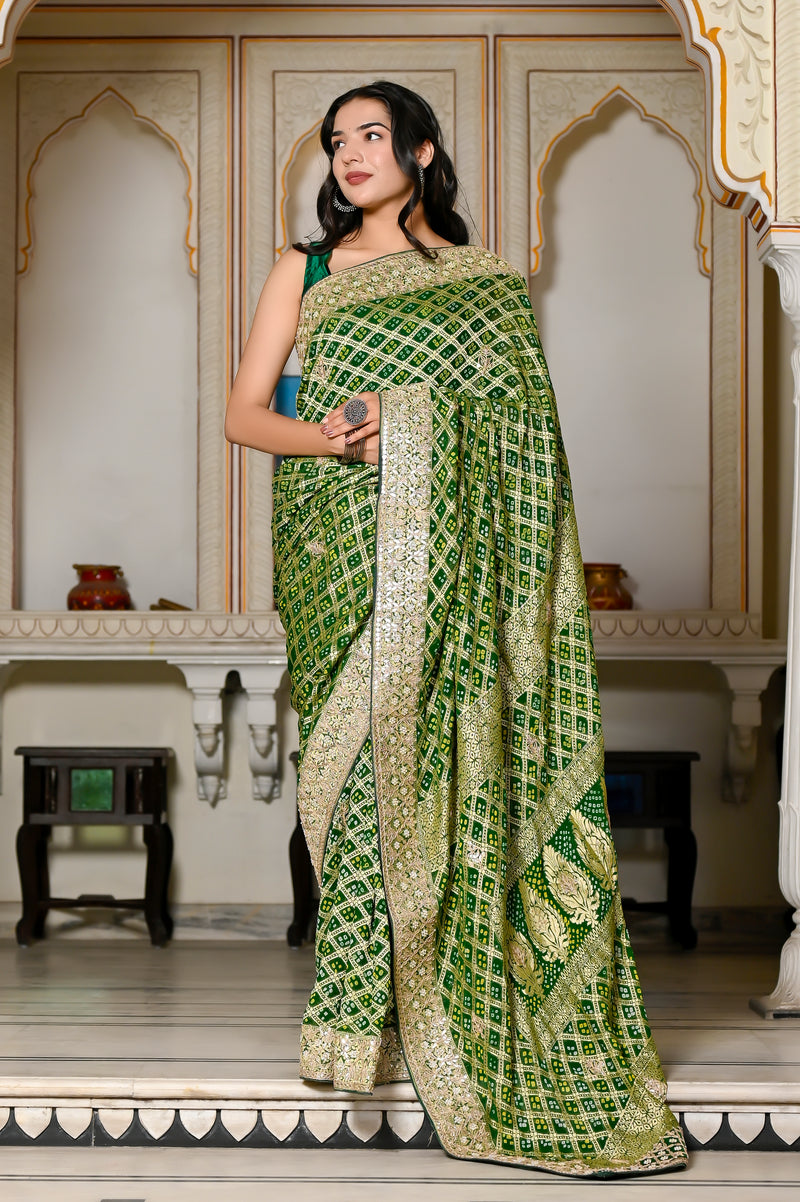 Pure gajji hot sale silk sarees