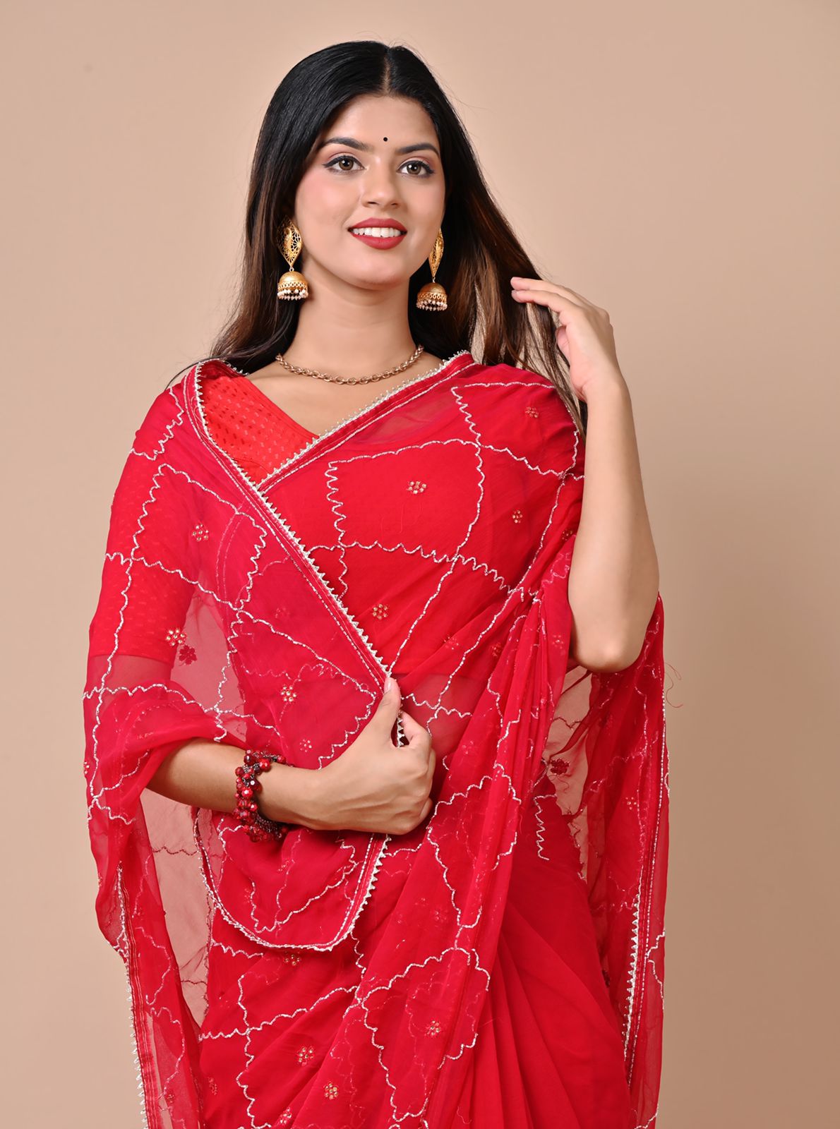 Anusha Chiffon Saree